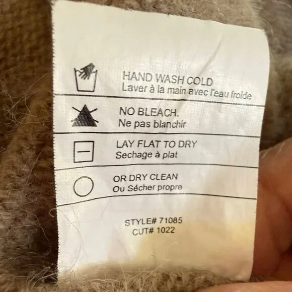 VINCE Cozy Cashmere Blended Hooded Wrap Cardigan - Picture 8 of 8